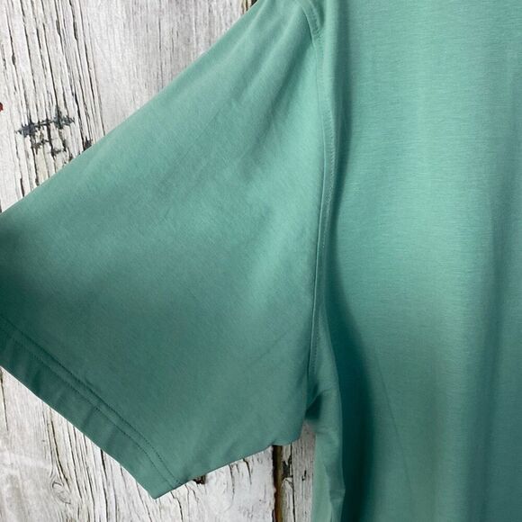 Johnnie O The Original Stretch Jersey Polo in Pistachio Green Size Large F - Picture 6 of 9